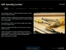 Tablet Screenshot of ajwlumber.com